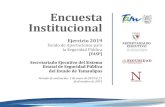 Encuesta Institucionaltransparencia.tamaulipas.gob.mx/wp-content/uploads/2020/... · 2020. 6. 11. · 2 Índice Encuesta Institucional Tamaulipas -2019 a) Índice 2 b) Nota metodológica: