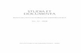 STUDIA ET DOCUMENTA - Dialnet · Andrés Vázquez de PradaEl Fundador del Opus Dei, , Madrid, Rialp, 1997-2003, vol. III, pp. 231 y 233; Alfredo MéndizOrígenes y primera historia