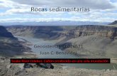 Rocas sedimentarias · Rocas carbonatadas Rocas orgánicas Químicas y/o bioquímicas Detríticas o Clásticas Yeso, halita Evaporación de lagos, océanos Calcita, Dolomita Deposición