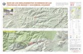 Mapa de los deslizamientos ocurridos en las provincias de Manabi y Sucumbios… · 2008. 3. 14. · PROVWCUS DE Y SUCUMBIOS, ECUADOR Este mapa illustra las dos localidades en las