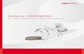 Sistema SYNCHRONY · Elementos de seguridad – Condensadores de salida para cada canal – Identificación única de implante (IRIS) Condiciones RMN – Condicional MR a 0,2; 1,0;