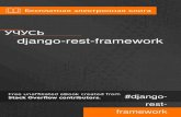 django-rest-framework - RIP Tutorial · уровня Hypermedia, и он зависит от программиста (или других проектов, например srf-hal-json