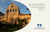 actividades culturales 2017 · 28 abril – 2 mayo La Ribeira Sacra // Arte románico en el bosque sagrado ... 11 – 15 octubre El Arte Asturiano // Del prerrománico al románico