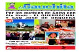 EL QUEBRACHAL Y SAN JOSÉ DE ORQUERASalta, Agosto de 2014 Se inaugura el mes de agosto con la ‘Corpachada’, ritual que se realiza en la Puna, en los Valles Calchaquíes y en muchos