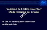 Programa de Fortalecimiento y Modernización del Estado DGTIipap.chaco.gov.ar/uploads/publicacion/1fa8bf94e40c... · Gobierno Electrónico Argentina. Bolivia Brasil Chile. Colombia.
