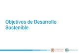 Objetivos de Desarrollo Sostenible€¦ · “Los Objetivos de Desarrollo Sostenible fueron pensados y creados por los colombianos” Alicia Bárcena, Directora Ejecutiva de la CEPAL