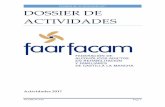 Dossier de actividades 2017 - farcam.org · C/Alameda, 11 Telf 630 83 92 70 CP 45210 Illescas, Toledo angeljimenezmartin@hotmail.com . DOSSIER DE ACTIVIDADES 2017 FAARFACAM Page 18