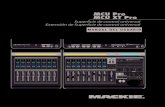 MCU Pro MCU XT Pro - synthmanuals.com · nuestro software de producción musical de fácil uso para PC o Mac. Es el compañero perfecto para su MCU Pro. Siga las instrucciones que
