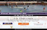 La GarrigaMarc Rifà . 3r Grup A . vs. 3r Grup C ... Roger U. (21-0/21-0) Roger Uriach. 12. Alexander de San Miguel (B) [W.O.] CADET MASCULÍ ...
