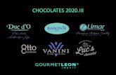 CHOCOLATES 2020test.gourmetleon.es/wp-content/uploads/...bombones... · BOMBONES PRALINÉ. F0100039 . DUC D’O – Surtido de pralinés patissieres (caja plana) 1000gr. Todo un clásico