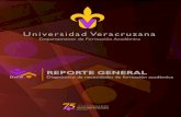 Universidad Veracruzana...Reporte general Diagnóstico de necesidades de formación académica El Departamento de Formación Académica (DeFA) aplicó el cuestionario para el Diagnóstico