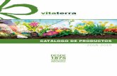 CATÁLOGO DE PRODUCTOS - Vitaterra · hortensias y elementos que producen un viraje del color natural de la flor al azul intenso. Previene la clorosis. Modo de empleo: Ver en etiqueta
