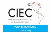 PLAN ESTRATÉGICO - CIECciec.edu.co/wp-content/uploads/2020/04/PLAN-ESTRATEGICO-CIEC-… · PLAN ESTRATÉGICO 2020 -2023 INTRODUCCIÓN A LOS DESAFÍOS DEL PERÍODO 2020 -2023 Hoy