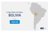 CLIMA PREELECTORAL BOLIVIA - CELAG€¦ · CLIMA PREELECTORAL BOLIVIA MARZO 2020 . 2 ESTUDIOS CUANTITATIVOS DE OPINIÓN - AMÉRICA LATINA COLOMBIA ENE - MAY 2018 5 encuestas ECUADOR