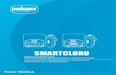 SMARTCLORO - Albercas AH · clorador salino no requiere productos químicos para la desinfección de la piscina (sólo necesita un producto para mantener el PH) • El coste del mantenimiento