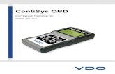 VDO ContiSys OBD€¦ · • Система сканирования EOBD ... Версия программного обеспечения ContiSys OBD будет проверена