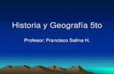 Historia y Geografía 5to · Caracterizar las grandes zonas de Chile y sus paisajes (Norte Grande, Norte Chico, Zona Central, Zona Sur y Zona Austral), considerando ubicación, clima