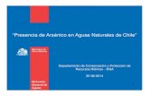“Presencia de Arsénico en Aguas Naturales de Chile”ingenieria.uchile.cl/documentos/presentacion-mmusalem-as-uchile-m… · “Presencia de Arsénico en Aguas Naturales de Chile”