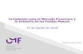 La Comisión para el Mercado Financiero y la Industria de ... · Mejorar el funcionamiento del mercado de valores •Mejorar normativa de Market Maker y Presencia Bursátil Internacionalización