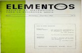 ELEMENTOS - Cristina Banfi · álgebra elemental moderna, por M. O. González y J. D. Mandil $ 1.170.— GEOMETRÍA ANALITICA, por J. Rey Pastor, L. A. Santaló y M. Balanza! .....