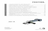 AGC 18 - tts-pim.com.au€¦ · pt Manual de instruções original - Rebarbadora angular de bateria 104 ru Оригинальное руководство по эксплуатации