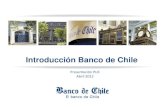 Introducción Banco de Chile - WordPress.com · Grupo Ergas 5,9% . 50% 50% (%, Diciembre 2011) Otros Acc. 1º en Utilidad Corredora de Bolsa . 1º Patrimonio Administrado AGF . 24,9%