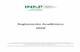 Reglamento Académico 2020 - INAP€¦ · Reglamento Académico 2020 En cumplimiento al “Acuerdo número 17/11/17 por el que se establecen los trámites y procedimientos relacionados