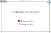 Introducción Componentes - Academia Cartagena99€¦ · INVERSORES DC/AC ... TROCEADORES DC/DC . 37 Electrónica de potencia CONVERTIDORES DC/DC V1 50V 0 L1 1mH 1 2 R1 10 D G S (BUCK: