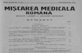 NOEMBRIE-DEC. 1933. MIŞCAREA MEDICALA ROMANA€¦ · flhüL Vl-lta, Mo. 11-12. NOEMBRIE-DEC. 1933. MIŞCAREA MEDICALA. ROMANA. REVISTA LUNflRA . de medicina generala. SUMARUL. Pag-i.