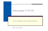 Microondas 3º ITT-STagamenon.tsc.uah.es/Asignaturas/ittst/mic/apuntes/... · 2008. 12. 19. · Microondas ITT-ST Tema 3 2 Circuitos de microondas con ferritas Momentos orbitales