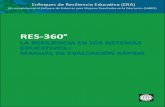 RES-360 Manual ESPANOLwbgfiles.worldbank.org/documents/hdn/ed/saber/supporting_doc/Ba… · MANUAL DE EVALUACIÓN RÁPIDA . 4 v ( } µ Z ] o ] v ] µ À ~ Z Mayo 2013 Banco Internacional