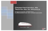 Departamento de Teoría de la Música - jcyl.escpmhalffter.centros.educa.jcyl.es/sitio/upload/... · 2019. 10. 20. · 6 Conservatorio Profesional de Música “Cristóbal Halffter”