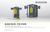 Compresores de Aire Comprimido - KAESER FILTER · 2019. 3. 15. · En los filtros de polvo y de car-bón activo puede comprobarse fácilmente si se ha forma-do condensado (= avería)