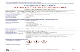 HOJAS DE DATOS DE SEGURIDAD - Fenner Dunlop Americas€¦ · 4-(1-Fenil-1-metiletil)-N-[4-(1-fenil-1-metiletil)fenil]anilina ≥1 - ≤3 10081-67-1 Nombre de ingrediente %Número