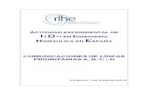 New Actividad experimental de I D+i en ingeniería hidráulica en … Valencia.pdf · 2010. 7. 23. · Actividad experimental de I+D+i en ingeniería hidráulica en España COMUNICACIONES