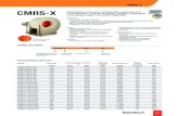 CAB CMRS-X CMRS-X€¦ · • Certificación ATEX Categoría 2 • Motores eficiencia IE2 Código de pedido CMRS-X 900 20 Ventiladores de media Tamaño turbina presión accionados