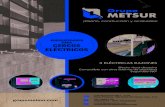 Metsur Cerco Electricogrupometsur.com/proyectos/Cerco_Electrico.pdfELECTRIFICADOR HR-8000 Ÿ Electriﬁca hasta 1500m lineales. Ÿ 01 Zona, DCV, 1.5 joules de salida. 3000m Lineales