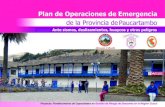Plan de Operaciones de Emergencia de la Provincia …€¦ · La Provincia de Paucartambo se encuentra localizada en la parte central oriental del departamento del Cusco, entre las