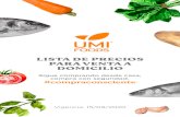 Umi Foods Venta a Domicilio...San Juan de Miraﬂores / Villa el Salvador / Villa María San Miguel / Pueblo Libre / Lince / San Isidro San Borja / Miraﬂores / Surquillo / Surco