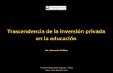 Trascendencia de la inversión privada en la educacióngrandes écoles (CPGE) Instituts Universitaires de technologies (UIT) / sections ... 5/10 peruanos están ahora en la clase media,