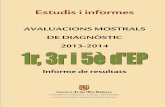 AVALUACIONS MOSTRALS DE DIAGNÒSTIC 2013-2014iaqse.caib.es/documentos/avaluacions/altres/1_3_5_ep...Institut d’Avaluació i Qualitat del Sistema Educatiu de les Illes Balears (IAQSE)