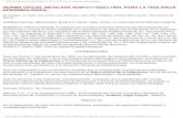 NORMA Oficial Mexicana NOM-017-SSA2-1994, Para la ...2.13 NOM-021-SSA2-1994, Para la vigilancia, prevención y control del complejo teniosis/ cisticercosis en el primer nivel de atención
