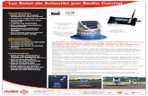 Luz Solar de Aviación por Radio Controlassets.avlite.com/web/files/pdf/products/spanish/AV-72-RF_sp.pdf · El sistema de radio utiliza una red inalámbrica para ampliar la zona de