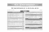 Cuadernillo de Normas Legales - Gaceta Jurídica€¦ · R.M. N° 0059-2012-AG.- Designan Director de la Unidad de Estadística de la Oﬁ cina de Estudios Económicos y Estadísticos