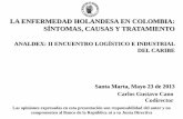 LA ENFERMEDAD HOLANDESA EN COLOMBIA: SÍNTOMAS, … · Síntomas de la ‘enfermedad holandesa’ En la medida en que las entradas de capital destinadas a dichas actividades predominen
