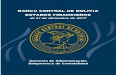 BANCO CENTRAL DE BOLIVIA ESTADOS FINANCIEROS · 2018. 2. 28. · BANCO CENTRAL DE BOLIVIA NOTAS A LOS ESTADOS FINANCIEROS AL 31 DE DICIEMBRE DE 2017 Y 2016 2.c.2) Saldos en Moneda