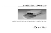 VeriColor Spectro€¦ · VERICOLOR® SPECTRO 7 Visión general Descripción de VeriColor Spectro VeriColor® Spectro se usa para evaluar e identificar colores en aplicaciones de
