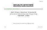 AC Flux Vector Control - Baldor.com · instalados y cableados de acuerdo a los procedimientos de la Sección 3 de este manual. Familiarícese con la programación del teclado y la
