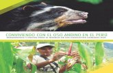 CONVIVIENDO CON EL OSO ANDINO EN EL PERÚ · 2019. 5. 3. · Tabla 4. Presencia de oso andino en ANP y reportes de conﬂictos humano-oso Tabla 5. FODA en relación al conﬂicto