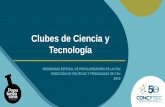 Clubes de Ciencia y Tecnologíaeureka.concytec.gob.pe/wp-content/uploads/2019/08/...UPLA para viabilizar la implementación de los clubes de ciencia y tecnología a nivel local con